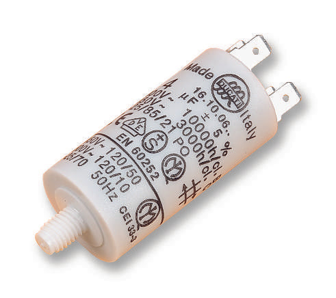 Ducati 4.16.10.26.64 4.16.10.26.64 Motor Run Capacitor Metallized PP Can 25 &Acirc;&micro;F &plusmn; 5% 450 V