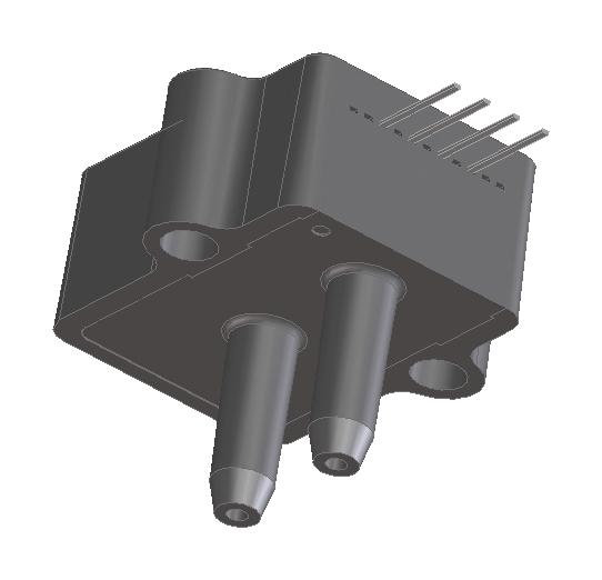 Amphenol ALL Sensors 0.25 INCH-D-4V 0.25 INCH-D-4V Pressure Sensor 0.25IN-H2O Diff Volt