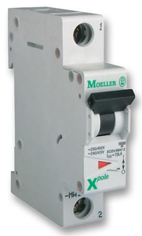 Eaton Moeller FAZ-C1/1 Thermal Magnetic Circuit Breaker FAZ 1 A Pole 48 VDC 415 VAC DIN Rail