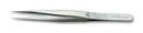 IDEAL-TEK 0C9 SA Tweezer, Precision, Fine, 90 mm, Stainless Steel Body, Stainless Steel Tip