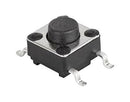 Schurter 1301.9316.24 Tactile Switch LSH Series Top Actuated SMD Round Button 160 gf 50mA at 12VDC