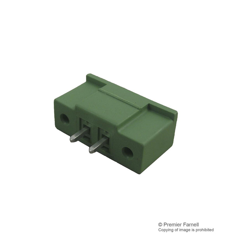 Phoenix Contact MCV 15/ 2-GF-381-LR MCV 2-GF-381-LR Terminal Block Header 3.81 mm 2 Ways 8 A 160 V Through Hole Vertical