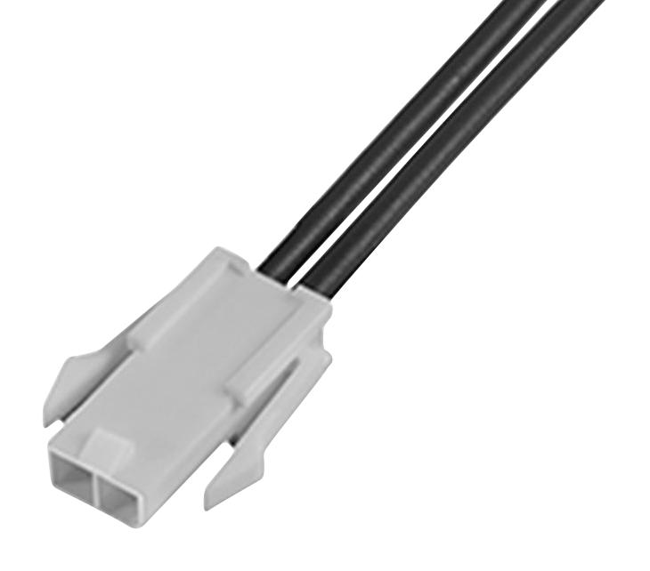 Molex 215321-2022 Cable Assembly Mini-Fit Jr. Receptacle to Free End 2 Ways 4.2 mm 1 Row 300 11.8 "