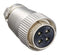 HIROSE(HRS) JR21PK-10P(71) Circular Connector JR Series Cable Mount Plug 10 Contacts Solder Pin Threaded