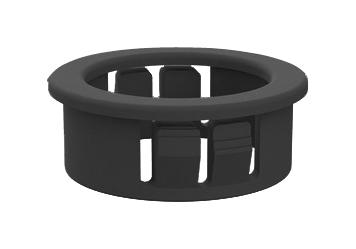 Essentra Components 22MP10914 Grommet Nylon 6 1.093" Black