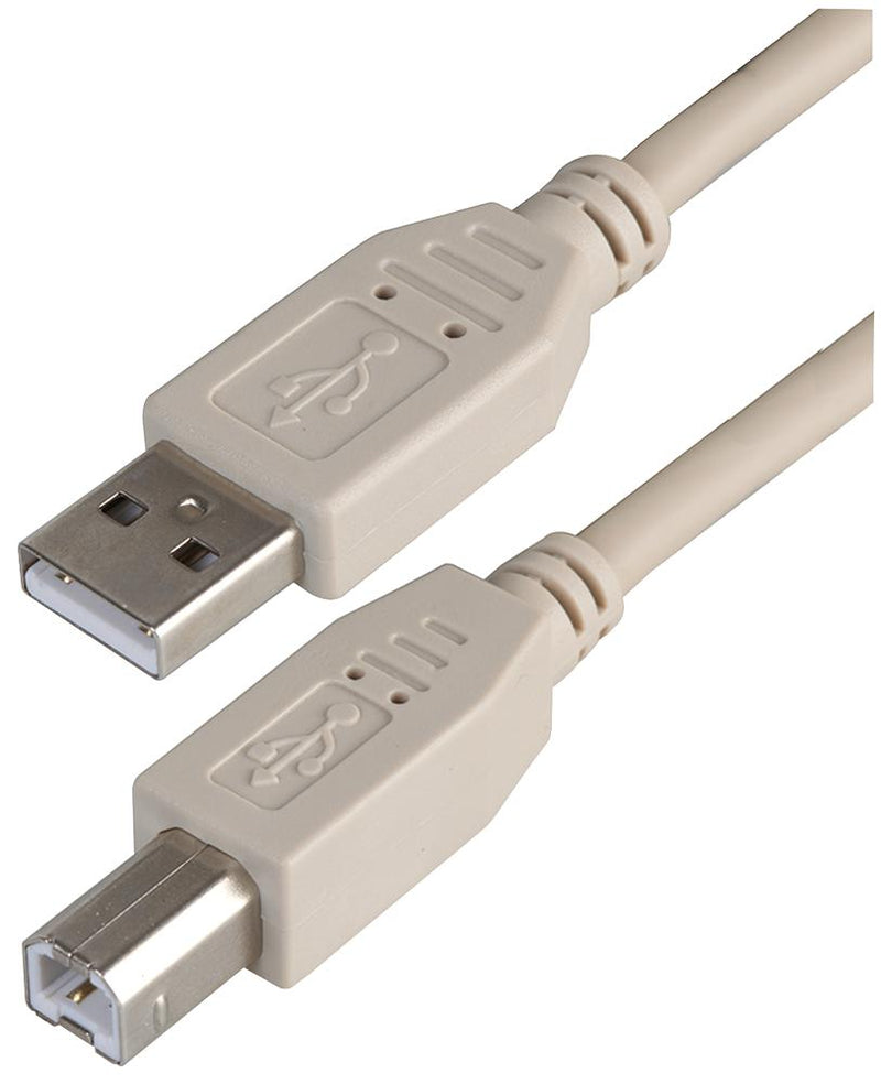 PRO Signal PSG91424 USB 2.0 A Male to B Cable 1m Grey