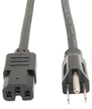 TRIPP-LITE P019-008 POWER CORD, NEMA 5-15P/IEC C15, 8FT, 15A