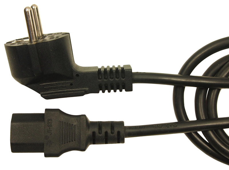 Cliff Electronic Components FCR72041 Mains Power Cord 2.5 m 10 A 250 VAC Black