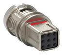 TE Connectivity D369-MR66-NS1 Rectangular Connector 369 Series 6 Contacts Receptacle 2.54 mm Crimp 2 Row