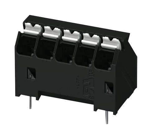 Phoenix Contact SPTA-THR 15/ 5-381 R44 Wire-To-Board Terminal Block 3.81 mm 5 Ways 16 AWG 1.5 mm&Acirc;&sup2; Push In