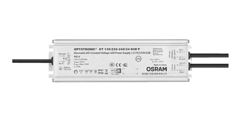 Osram OT-130/220-240/24-DIM-P OT-130/220-240/24-DIM-P LED Driver Lighting 130 W 24.2 V 5.37 A Constant Voltage 198