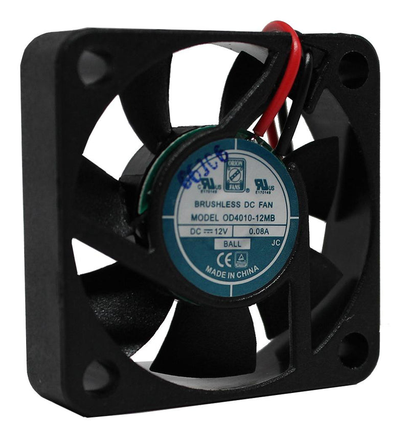 Orion Fans OD4010-12MB DC Axial Fan 12 V Square 40 mm 10 Ball Bearing 6 CFM