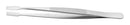 IDEAL-TEK 34A.SA Tweezer, Precision, Straight, Flat, Stainless Steel, 120 mm