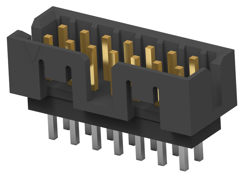 TE Connectivity 1-2842236-4 Pin Header Board-to-Board 2 mm Rows 14 Contacts Through Hole Straight Ampmodu Series