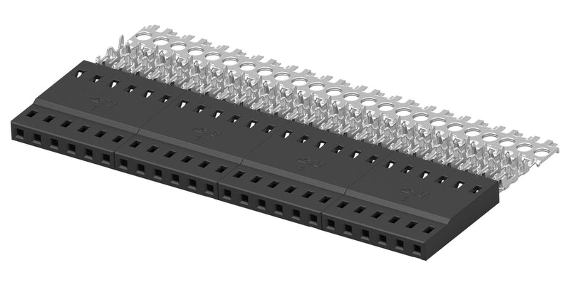 TE Connectivity 2317204-6 Rectangular Connector Ampmodu 6 Contacts Receptacle 2 mm IDC / IDT 1 Row