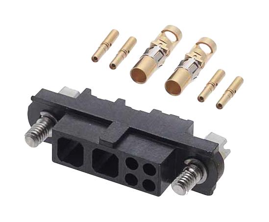 Harwin M80-4C10405F1-02-325-00-000 Wire-To-Board Connector 2 mm 6 Contacts Receptacle Datamate Mix-Tek M80 Series Crimp Rows