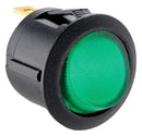 Multicomp PRO MP004435 Rocker Switch Spst 24V Illuminated Panel Mount Green