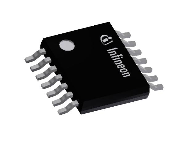 Infineon BTS70302EPAXUMA1 Power Load Distribution Switch AECQ100 High Side Active 1 Out 5.5V 2.4A 0.07ohm TSSOP-8