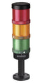 Werma 64900002 64900002 Signal Tower Red/Green/Yellow Continuous 3-Stack 24 V Spring 70 mm Kombisign 72 Series