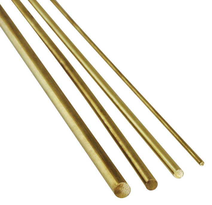 K&S KS8163 Brass ROD Solid 3/32" X 12"