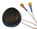 RF Solutions ANT-GSMGPS-SMA Combo Antenna 1.71GHz to 2.17GHz 2.5 Vswr 2dBi Gain Linear Polarisation Adhesive/Screw