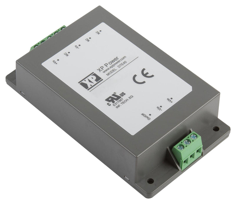 XP Power DTE4048S12 Isolated Chassis Mount DC/DC Converter ITE 4:1 40 W 1 Output 12 V 3.33 A