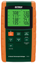 Extech Instruments TM500 Data Logger Thermometer 12 Channels 99