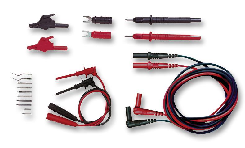 Pomona 5901B/POM Test Lead Kit DMM 4 x Leads 2 Probes Spade Lugs Crocodile Clips Probe Tips