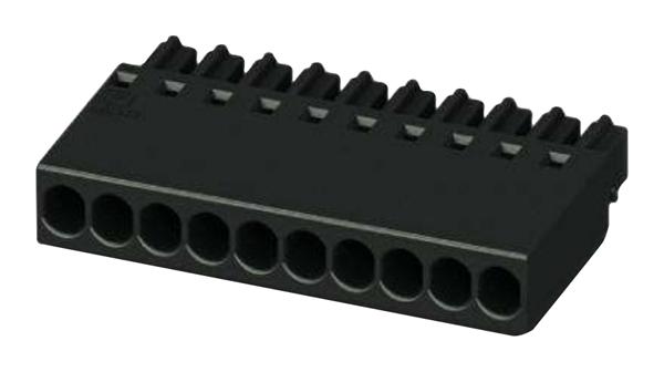 Phoenix Contact MCC 05/15-ST-254 Pluggable Terminal Block Black 2.54 mm 15 Ways 26AWG to 18AWG 0.75 mm&Acirc;&sup2; Crimp 6 A