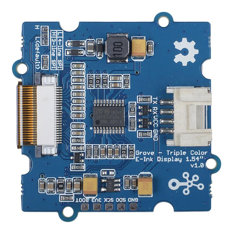 Seeed Studio 104020129 Display Board Triple Colour E-Ink 1.54'' 3.3V / 5V Arduino