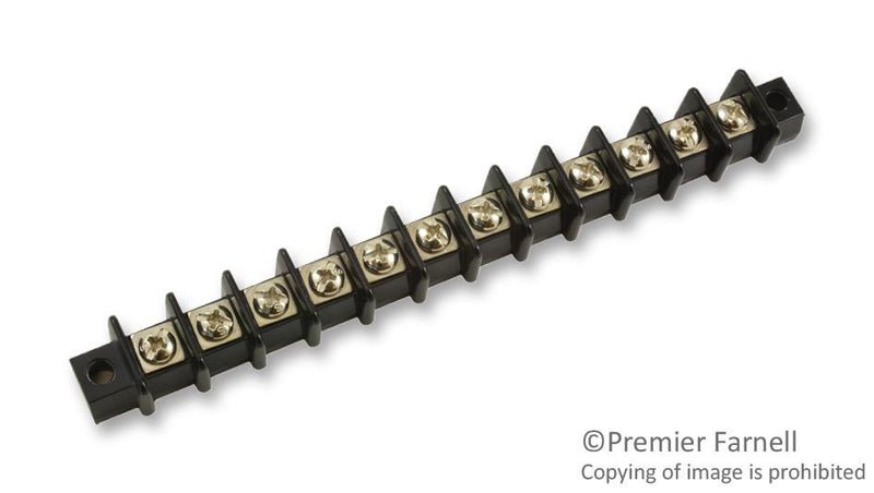 MARATHON SPECIAL PRODUCTS 699-GP-12 TERMINAL BLOCK, BARRIER, 12 POSITION, 16-14AWG