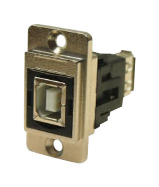 Cliff Electronic Components CP30707NM CP30707NM USB Adapter CSK Hole Type B Receptacle A 2.0