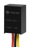 CUI VX7805-500-W DC/DC Converter Negative O/P Support ITE 1 Output 2.5 W 5 V 500 mA VX78-500-W Series