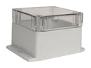 BUD Industries PN-1337-ACMB Enclosure Wall Mount PC GREY/CLEAR