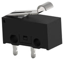 Alcoswitch - TE Connectivity SAJ13XXRHLN88SNOPTQ SAJ13XXRHLN88SNOPTQ Microswitch Ultra Subminiature Simulated Roller Lever SPST-NO PC Pin 3 A