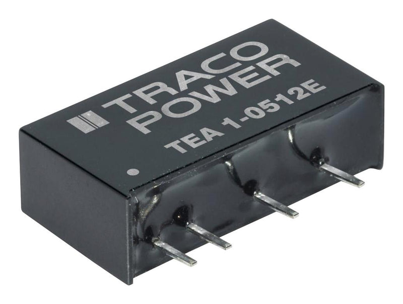 Traco Power TEA 1-0505E Isolated Through Hole DC/DC Converter ITE 1:1 1 W Output 5 V 200 mA