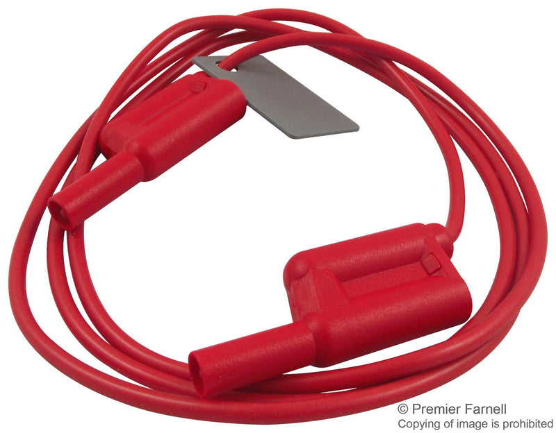 POMONA 6727-2 TEST LEAD, RED, 1.16M, 1KV, 20A