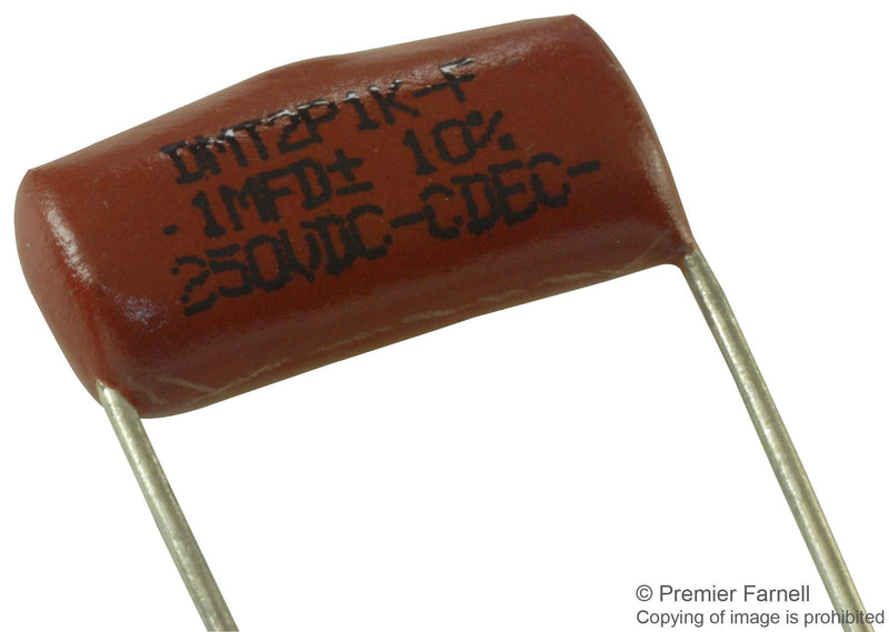 CORNELL DUBILIER DMT2P1K-F CAPACITOR POLYESTER FILM 0.1UF, 200V, 10%, RADIAL