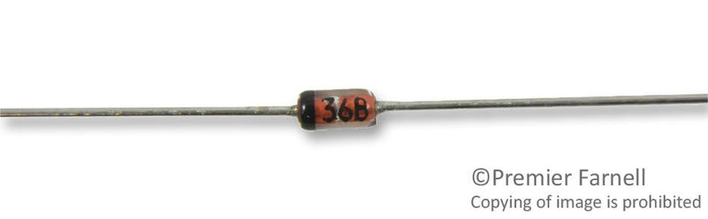 MULTICOMP 1N5236B-T DIODE, ZENER, 500mW, 7.5V, DO-204AH