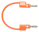 Pomona B-8-3 Test Lead 4mm Stackable Banana Plug 60 VDC 15 A Orange 203.2 mm