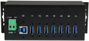 Startech ST7300USBME ST7300USBME 7 Port Industrial USB 3.0 Hub With ESD Protection