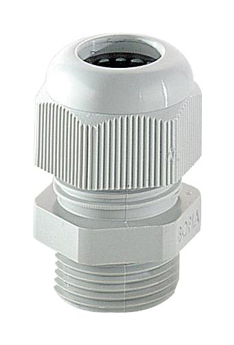 Bopla 12002100 Metric Cable Gland MBF M12 X 1.5MM 3-6MM Polyamide Light Gray 03AH6773