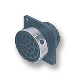 SOURIAU UTG01619S Circular Connector, Trim Trio UTG Series, Wall Mount Receptacle, 19 Contacts