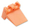 Amphenol SINE/TUCHEL AWP-4P Connector Accessory Orange Thermoplastic Wedgelock ATP Series 4 Position Receptacle Connectors