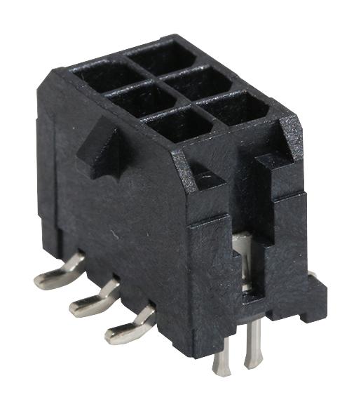 Molex 43045-0615 Wire-To-Board Connector 3 mm 6 Contacts Header Micro-Fit 3.0 43045 Series Surface Mount