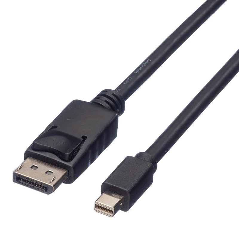 Roline 11.04.5636 Audio / Video Cable Assembly Displayport Plug Mini 9.8 ft 3 m Black