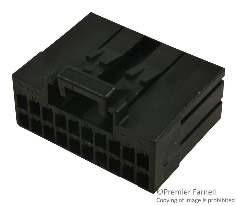 AMP - TE Connectivity 1376009-1 Rectangular Connector Dynamic D-2100 Series 8 Contacts Header 2.5 mm Through Hole 2 Row