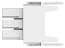 AMP - TE Connectivity 2312736-2 2312736-2 Heavy Duty Module Rcpt 6POS 16A