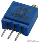 VISHAY 064W102 TRIMMER POTENTIOMETER, 1KOHM 25TURN THROUGH HOLE