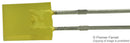 LUMEX SSL-LX2573YD. LED, YELLOW, 5MM X 2MM, 10MCD, 585NM